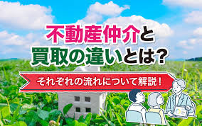 不動産売却！「仲介」と「買取」の違いとは？ それぞれのメリット・デメリットをご紹介！の画像