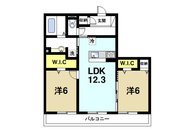 グランデの間取り図3