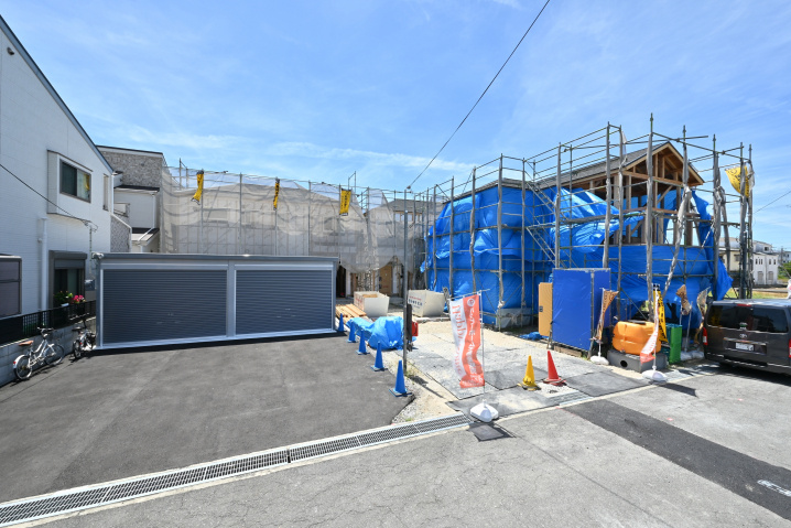 【現場進捗】尼崎市武庫之荘8丁目新築戸建｜全４区画の最新情報です。の画像