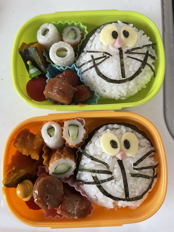 夏休みのお弁当の画像