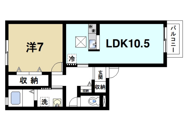 エスポワールC（南紀寺町）の間取り図2