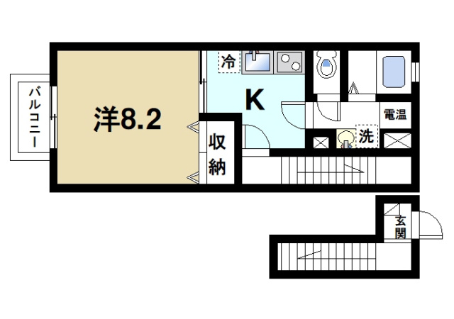 ルンルアン高畑の間取り図2