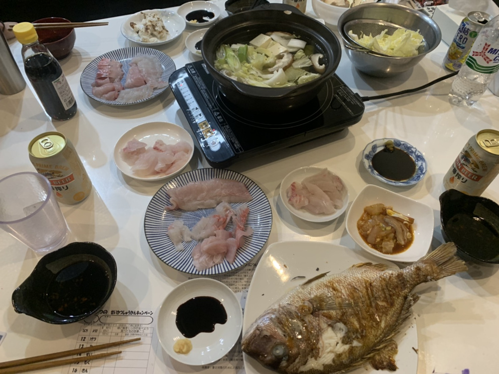 鯛を釣ったよ～の画像