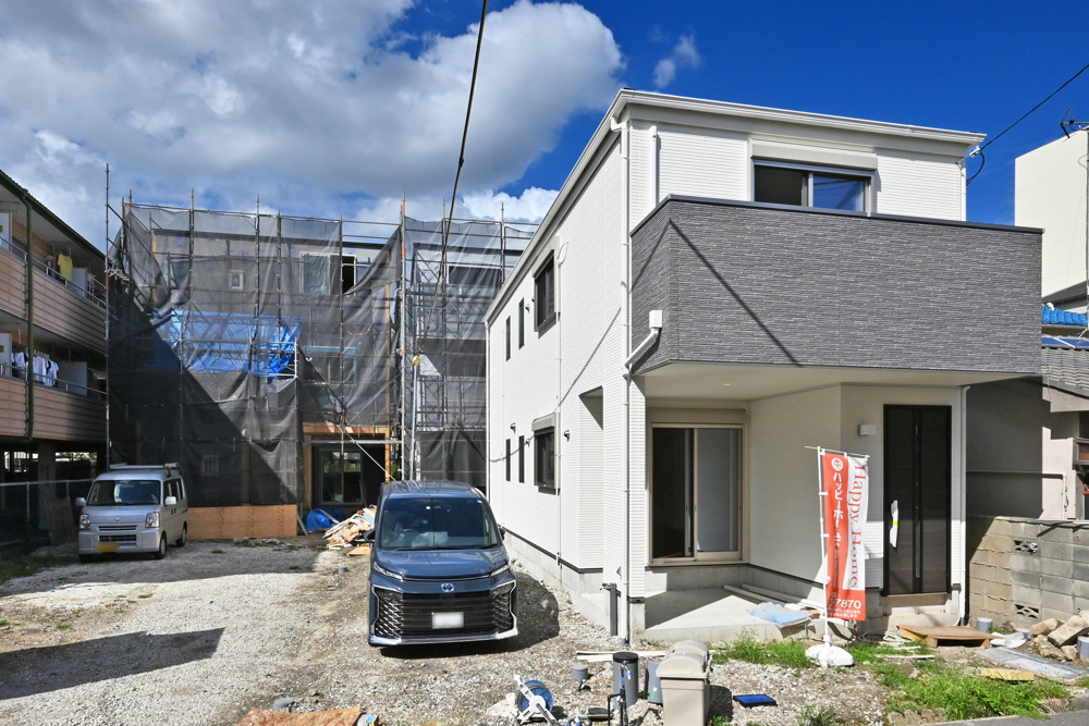 【現場進捗】尼崎市尾浜町2丁目新築戸建て｜全9区画分譲地の最新情報です！の画像