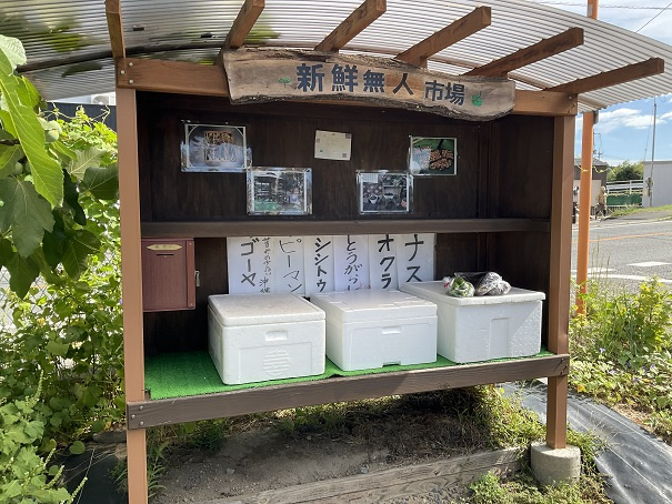 東広島市西条町吉行★新鮮野菜市場★という名の無人野菜販売所があります。の画像