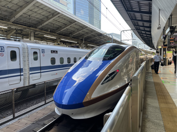 北陸新幹線で土地の調査(^^)の画像