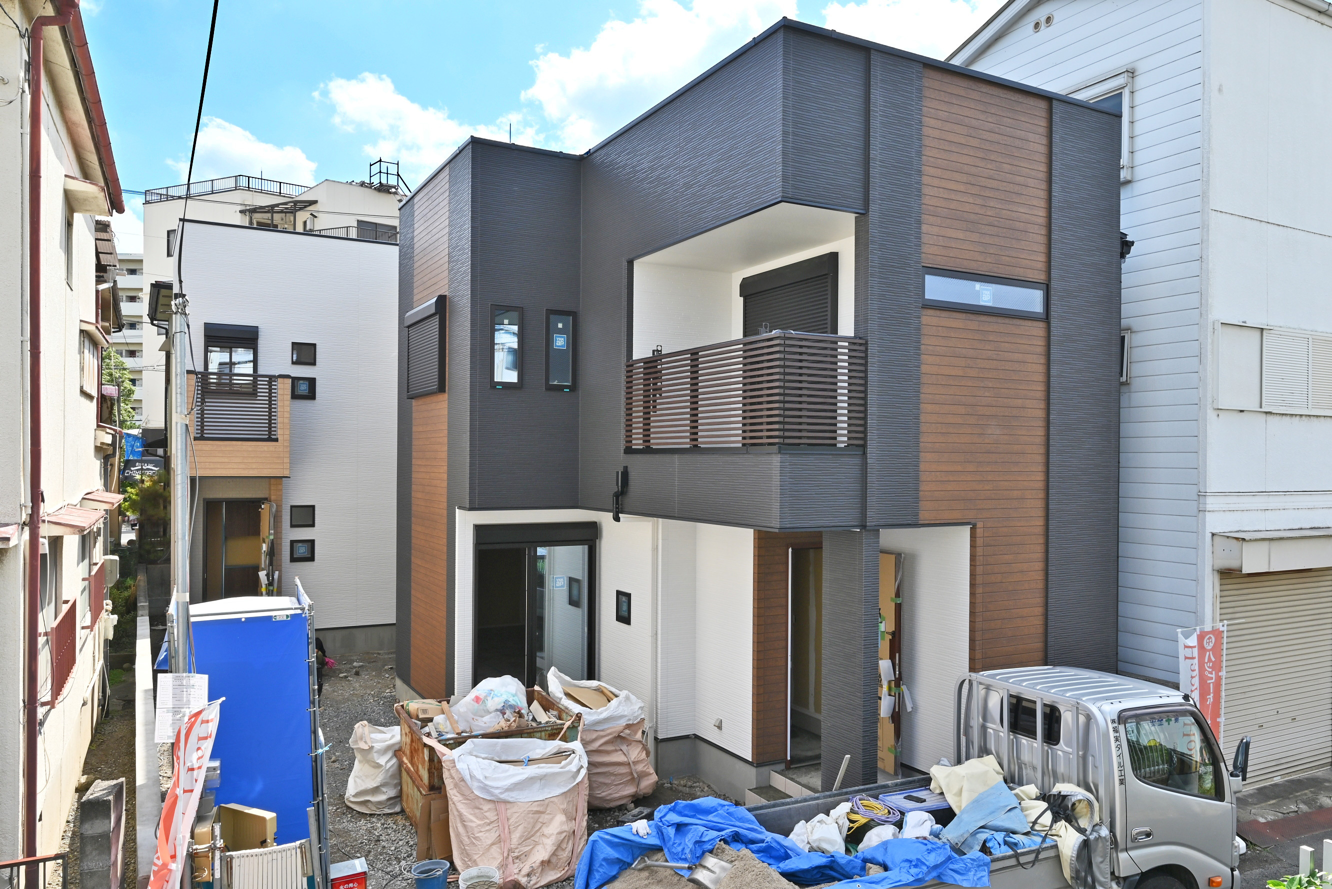 【現場進捗】大阪市東淀川区井高野1丁目新築戸建て｜限定2邸の最新情報です。の画像