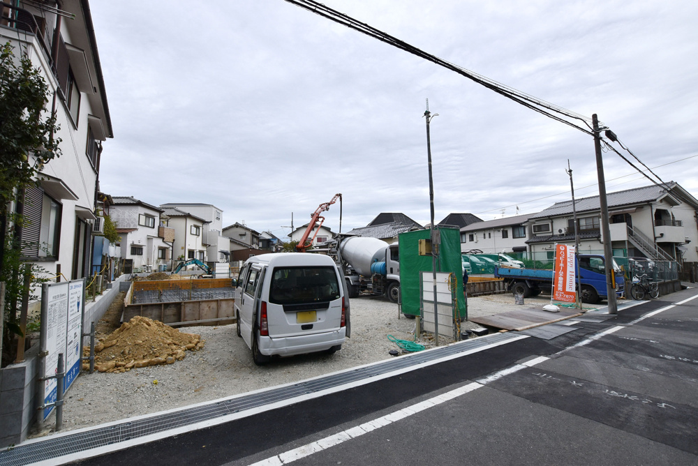 【現場進捗】伊丹市奥畑1丁目新築戸建て｜全5区画の最新情報です。の画像