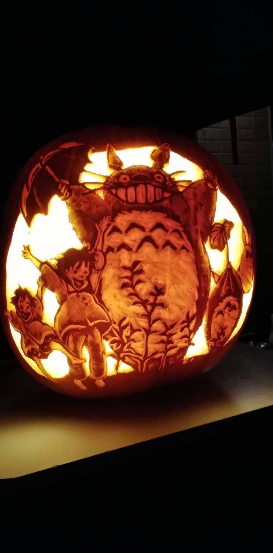 ハロウィン❤彫刻の画像