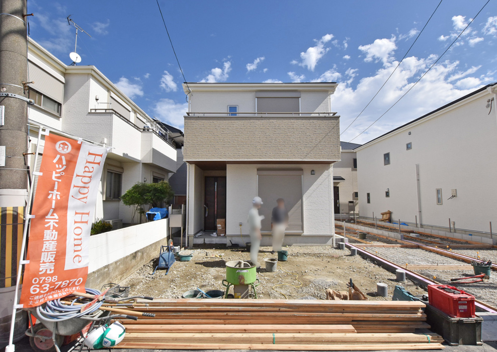 【現場進捗】尼崎市若王寺3丁目新築戸建て｜全4区画の最新情報です！の画像