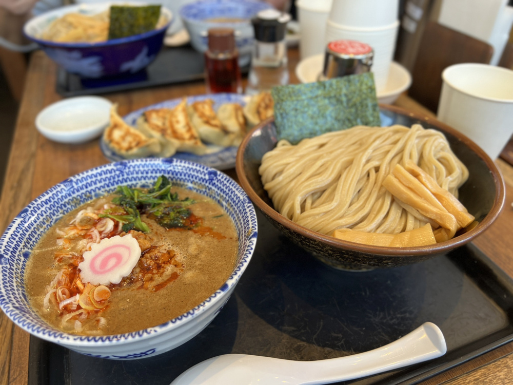 ジム終わりの坦々つけ麺の画像