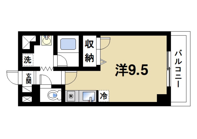 アルヴァローレ三条の間取り図1
