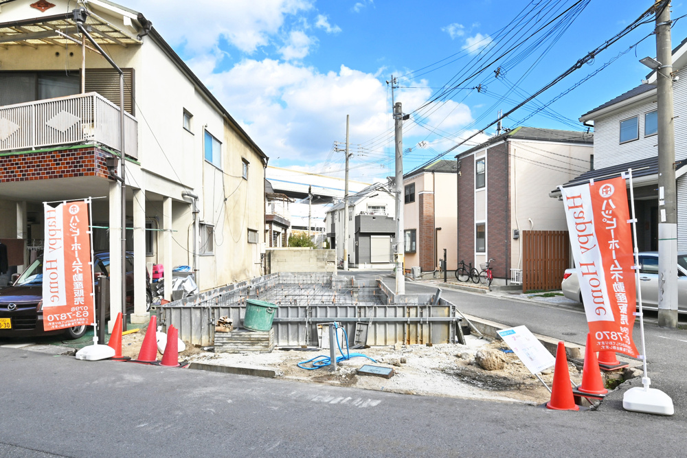 【現場進捗】尼崎市武庫川町新築戸建て｜限定１邸角地の最新情報です。の画像