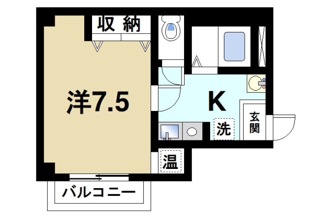 メゾンK’sの間取り図4