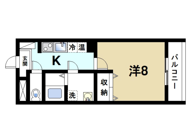 マジョーネ奈良の間取り図1