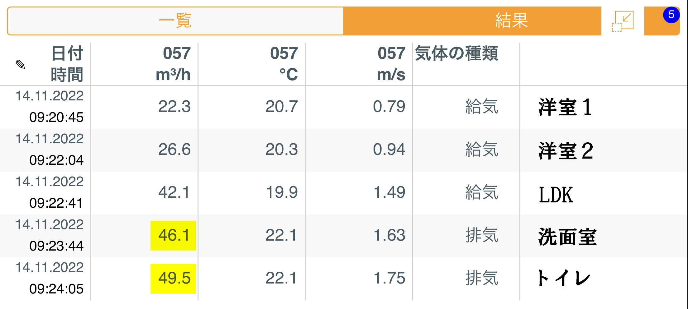 マンション　給排気量