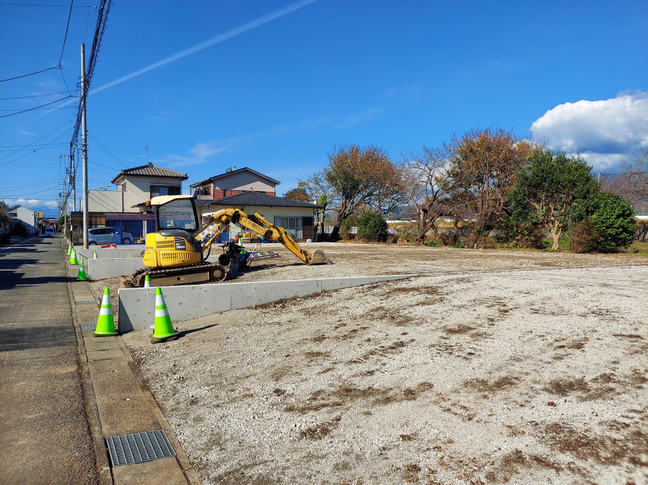 沼津市西添町分譲土地　販売中です。（11/28現在工事状況）の画像