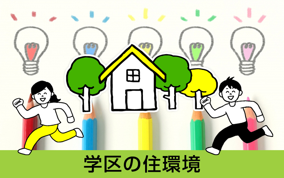 愛知県名古屋市中区にある千早小学校学区の住環境