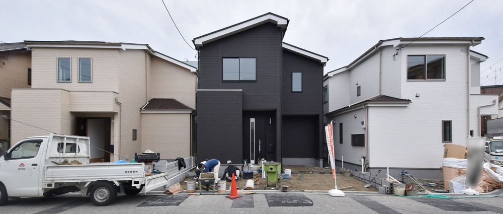 【現場進捗】宝塚市向月町新築戸建｜北西角地全３区画の最新情報です！の画像