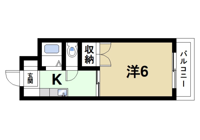 シャトレ信楽の間取り図1