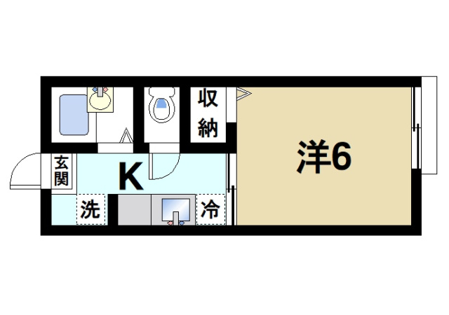 グレースヴィラ河合の間取り図1