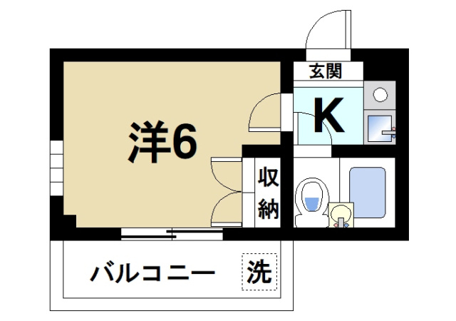 ディアコート奈良（南半田西町）の間取り図1
