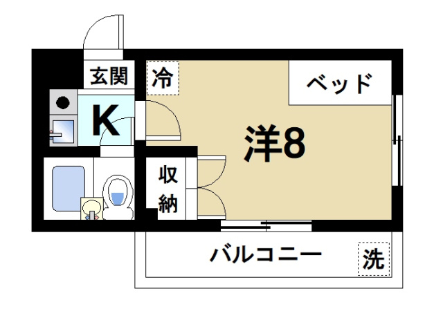 ディアコート奈良（南半田西町）の間取り図2