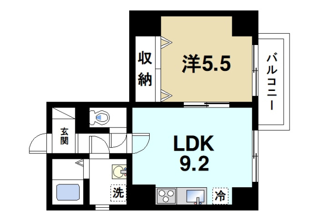 カーサ・ヴァレティグレの間取り図3