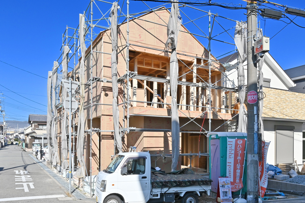 【現場進捗】伊丹市荻野2丁目新築戸建｜ハッピータウン荻野E号地の最新情報です。の画像