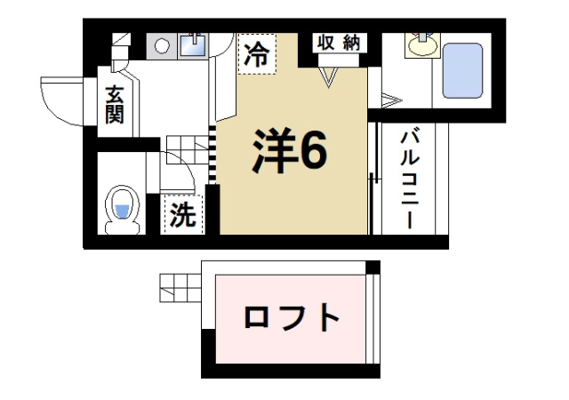 シティパレス奈良町Ｐ２の間取り図2