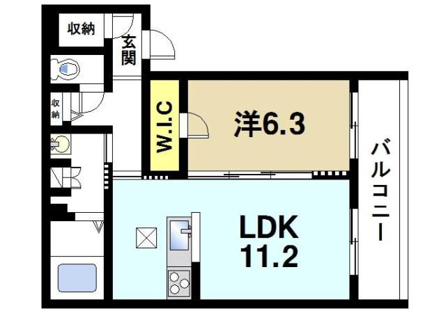 メゾン・ド・グレイスの間取り図1