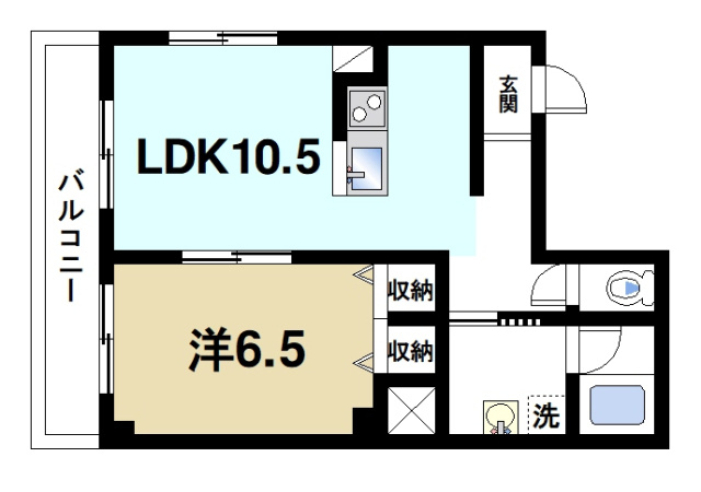 PARUJU・MISATO（パルジュ・ミサト）の間取り図2