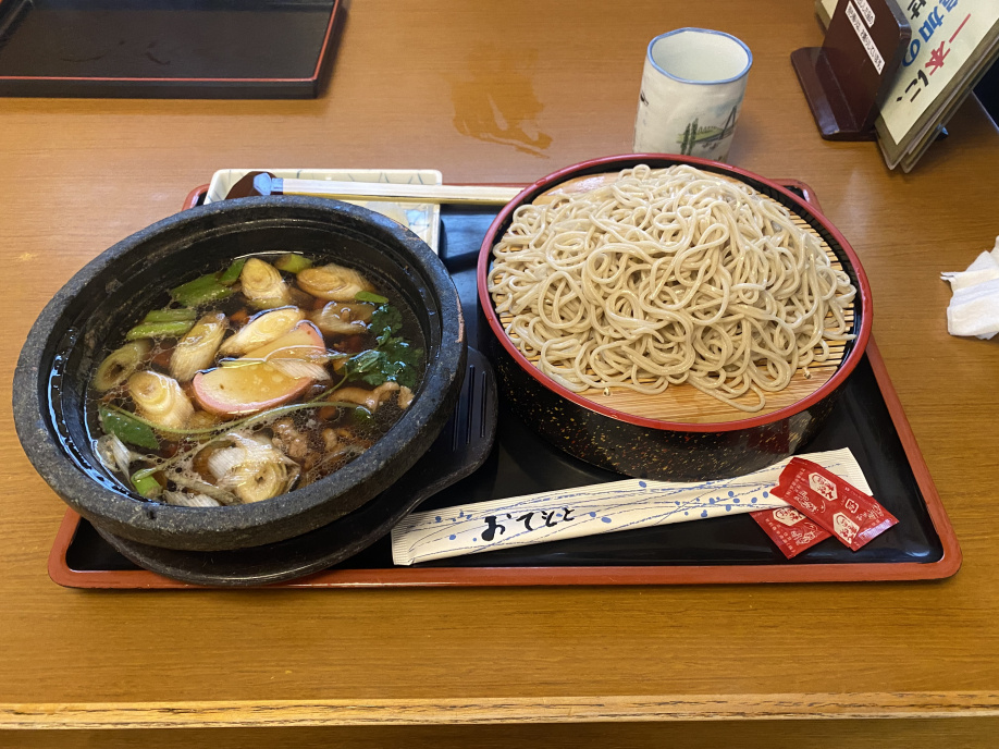 熱々つけ蕎麦の画像