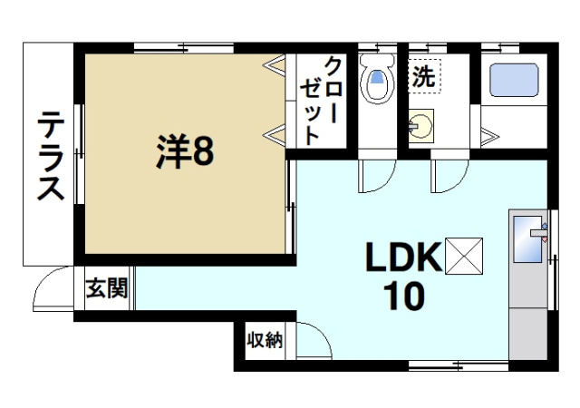 サクラホーム紀寺の間取り図1