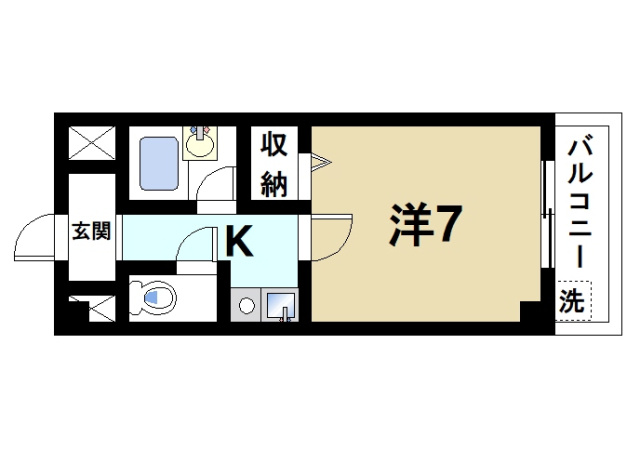 サンコート春日の間取り図1
