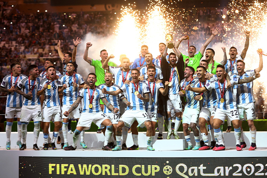 サッカーW杯　世界一はアルゼンチン！の画像