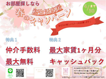 春の新生活応援キャンペーン！！の画像