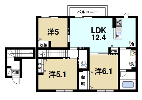 ライムストーン新大宮の間取り図4