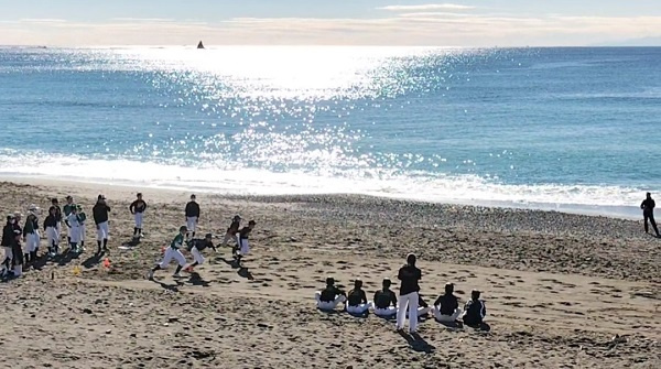 海トレ（2023.1.13）の画像