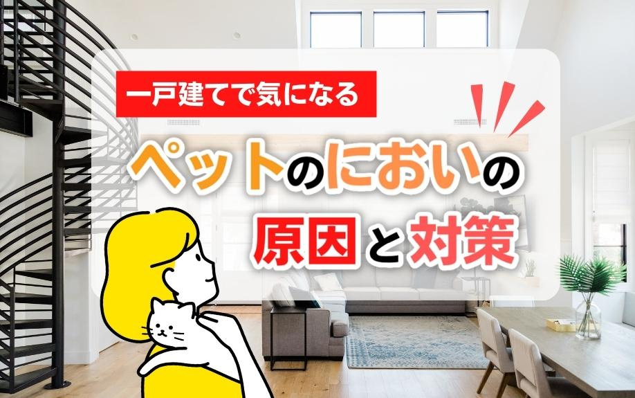 一戸建てで気になるペットのにおいの原因と対策