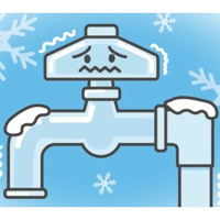 寒波における凍結にご注意下さいの画像