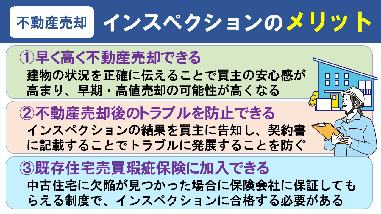 不動産売却でインスペクションを実施するメリット