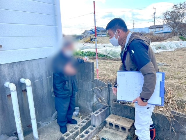 【あま市不動産売却】境界立会いの画像