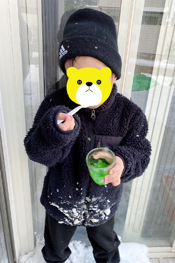 大雪に大はしゃぎ＼(^o^)／の画像