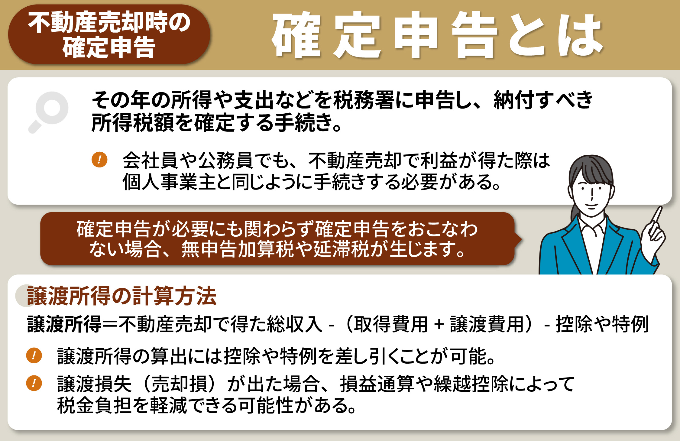 不動産売却における確定申告とは？