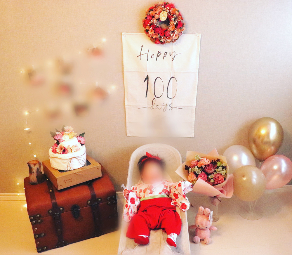 祝100dayの画像