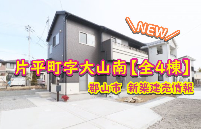 郡山市【片平町字大山南】の新築建売情報!!|郡山市の新築建売住宅ならサンズ株式会社