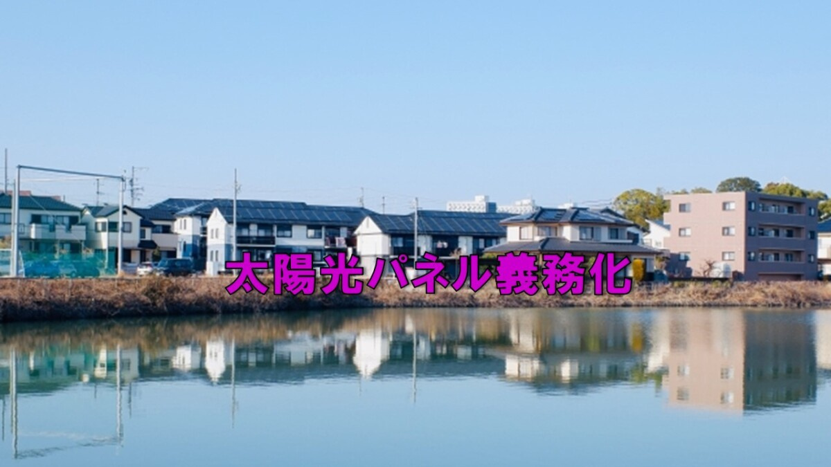 太陽光パネル義務化の画像