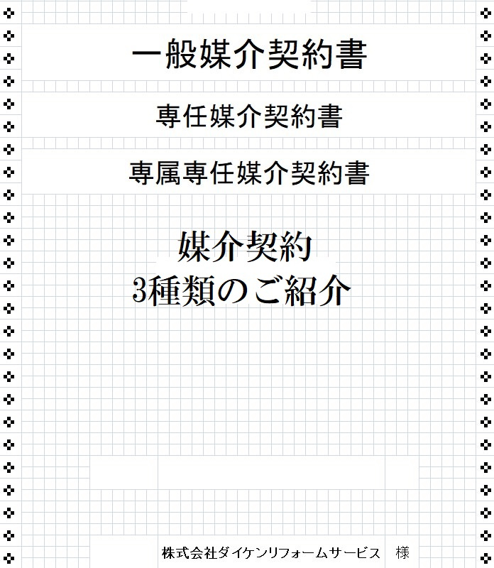 媒介契約とはの画像