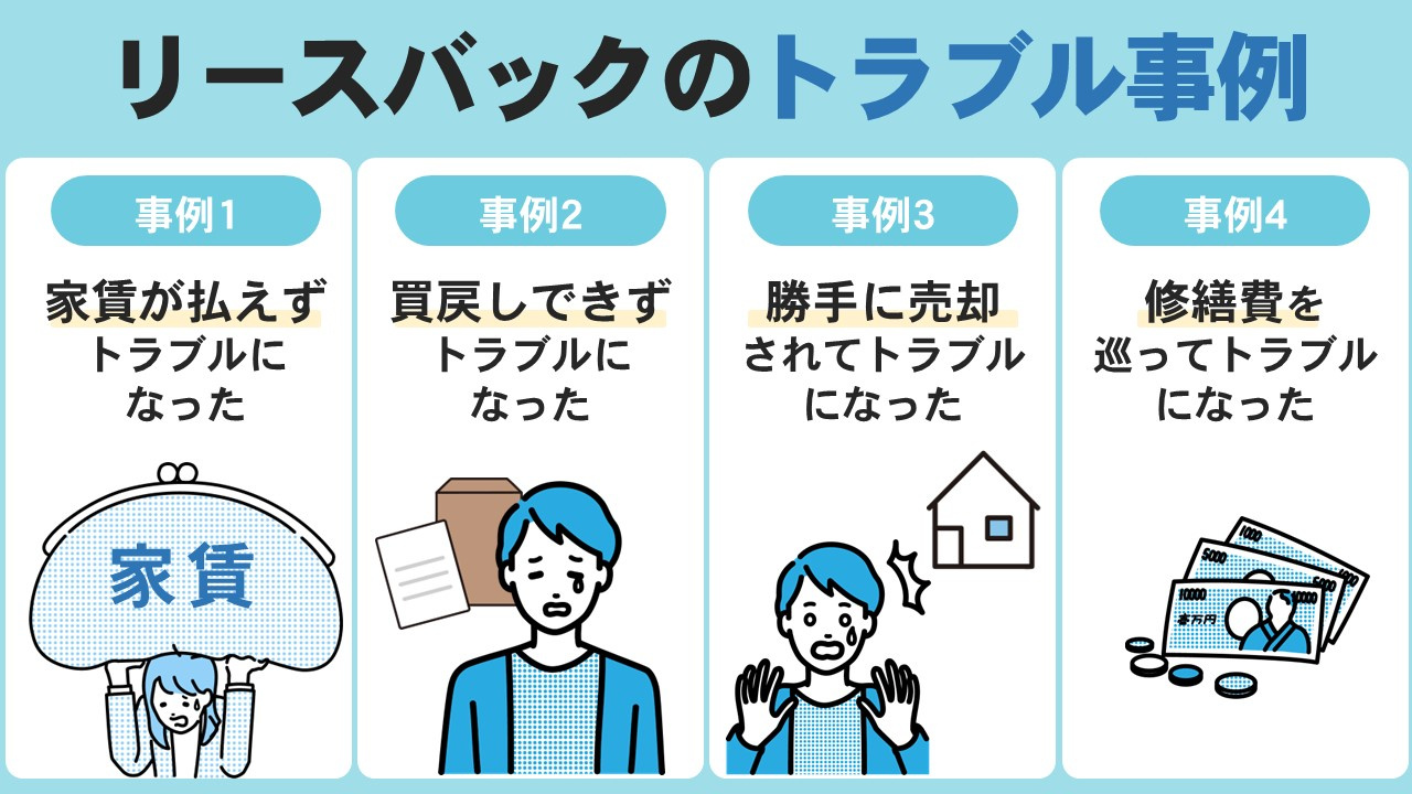 リースバックのトラブル事例